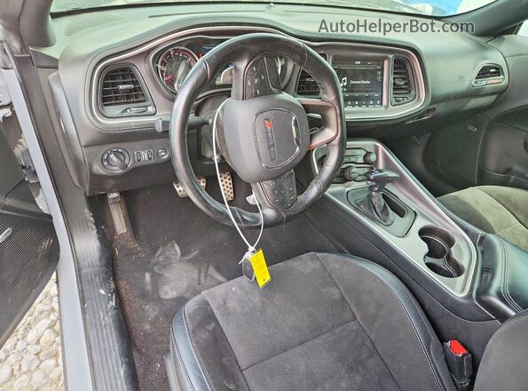2C3CDZFJ9NH192080 2022 DODGE CHALLENGER Gray Вид панелі приладів