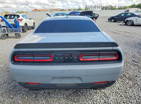 2C3CDZFJ9NH192080 2022 DODGE CHALLENGER Gray Вид ззаду