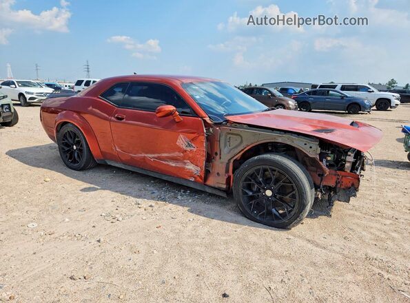 2C3CDZFJXMH623542 2021 DODGE CHALLENGER Orange Передня права чверть