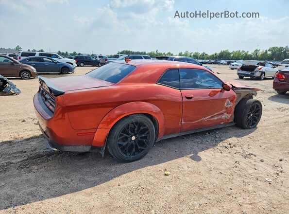 2C3CDZFJXMH623542 2021 DODGE CHALLENGER Orange Задня права чверть