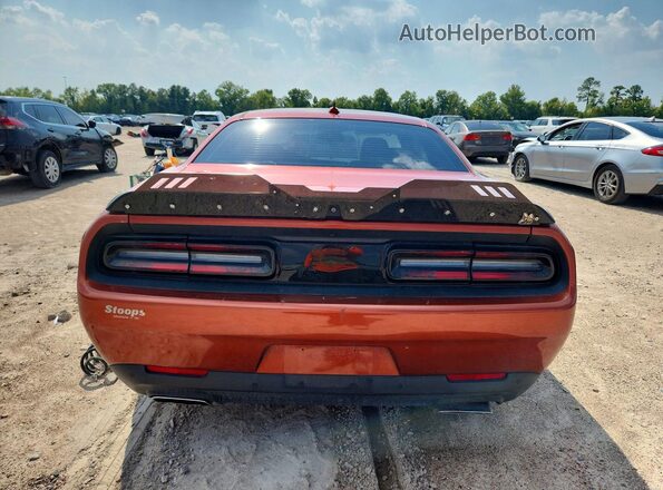 2C3CDZFJXMH623542 2021 DODGE CHALLENGER Orange Вид ззаду