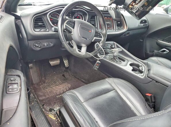 2C3CDZGG2HH622717 2017 DODGE CHALLENGER Black Dashboard view