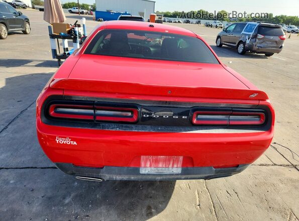2C3CDZGG3PH544690 2023 DODGE CHALLENGER Red Rear view