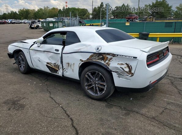2C3CDZGG9JH255725 2018 DODGE CHALLENGER White Rear left