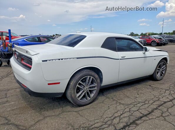 2C3CDZGG9JH255725 2018 DODGE CHALLENGER White Rear right