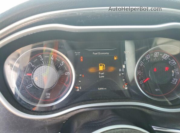 2C3CDZGG9JH255725 2018 DODGE CHALLENGER White Instrument cluster view