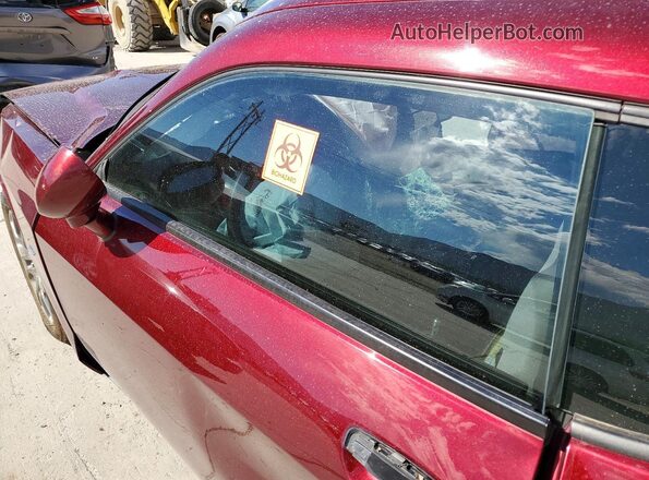 2C3CDZGGXHH555705 2017 DODGE CHALLENGER Red წინა პანელის ხედი