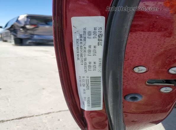 2C3CDZGGXHH555705 2017 DODGE CHALLENGER Red ძრავის განყოფილების ხედი