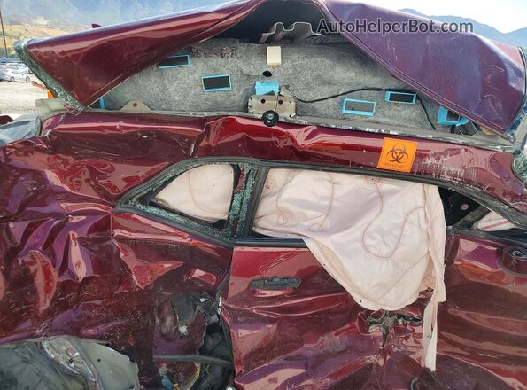 2C3CDZGGXHH555705 2017 DODGE CHALLENGER Red უკანა სავარძლების ხედი