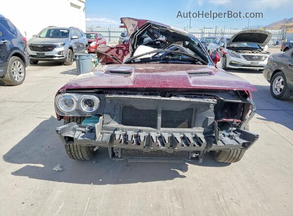 2C3CDZGGXHH555705 2017 DODGE CHALLENGER Red წინა ხედი