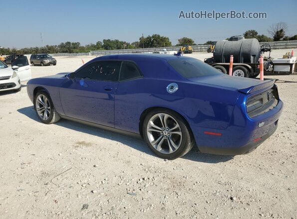2C3CDZJG0LH201676 2020 DODGE CHALLENGER Синий Задняя левая четверть