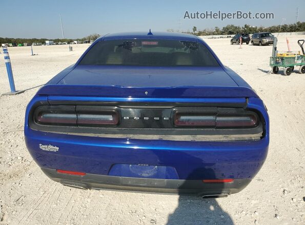 2C3CDZJG0LH201676 2020 DODGE CHALLENGER Синий Вид сзади