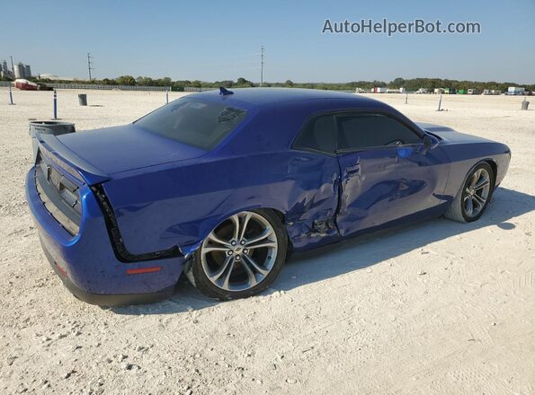 2C3CDZJG0LH201676 2020 DODGE CHALLENGER Синий Задняя правая четверть