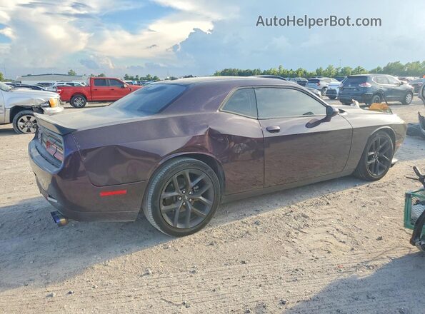 2C3CDZJG2MH610117 2021 DODGE CHALLENGER Purple Trasero derecho