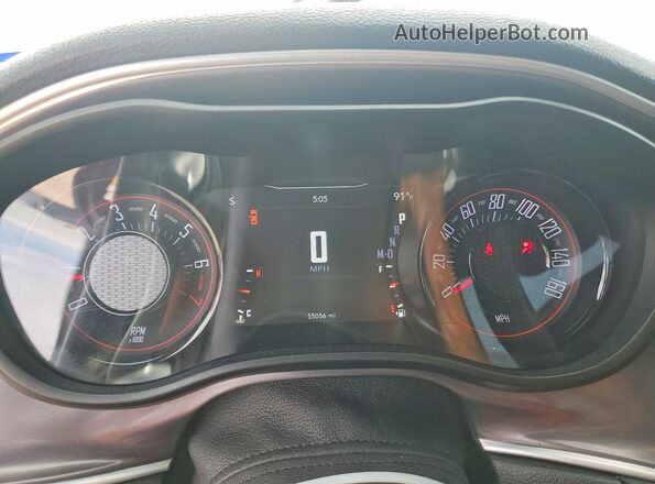 2C3CDZJG2MH610117 2021 DODGE CHALLENGER Purple Vista del cuadro de instrumentos