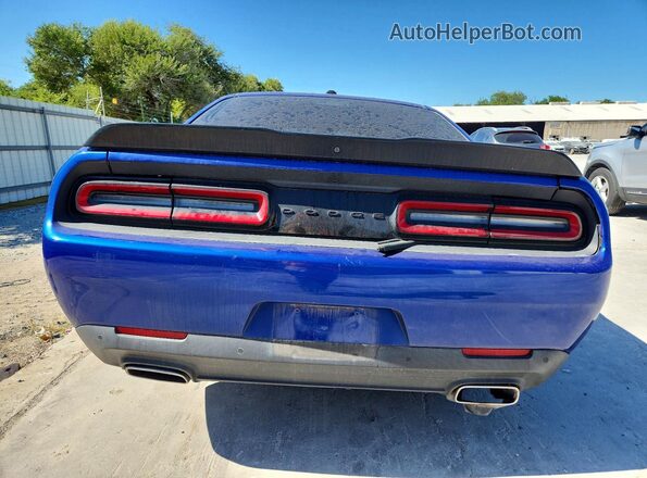 2C3CDZJG2NH254298 2022 DODGE CHALLENGER Blue Vista trasera