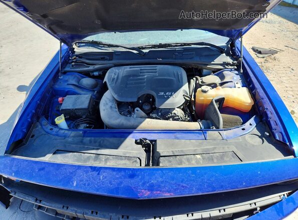 2C3CDZJG2NH254298 2022 DODGE CHALLENGER Blue Vista interior trasera
