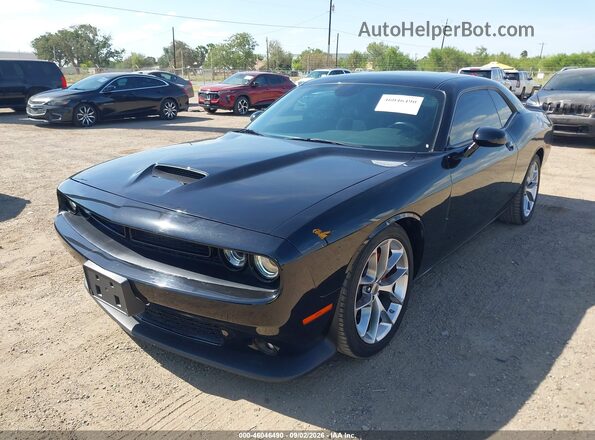 2C3CDZJG3NH128533 2022 DODGE CHALLENGER Black წინა მარცხენა ხედი სამი მეოთხედიდან