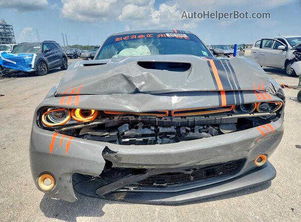 2C3CDZJG5PH637588 2023 DODGE CHALLENGER Gray წინა ხედი