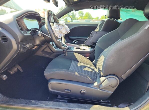 2C3CDZJG8NH263345 2022 DODGE CHALLENGER Green Vista interior delantera