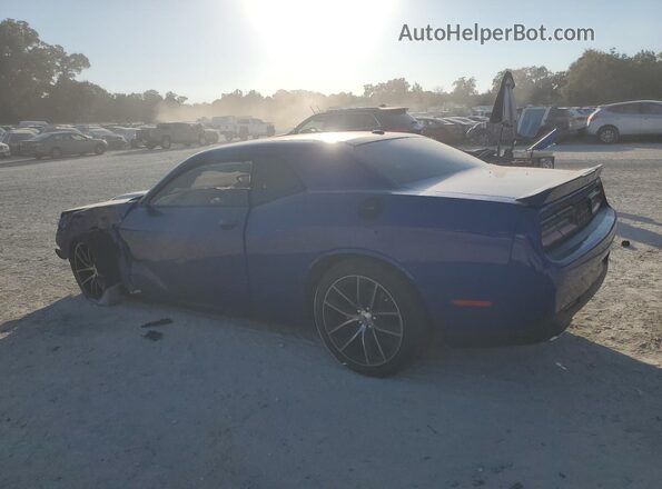 2C3CDZJGXKH566610 2019 DODGE CHALLENGER Синий Задняя левая четверть