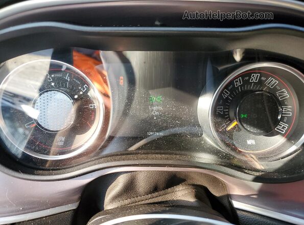 2C3CDZJGXKH566610 2019 DODGE CHALLENGER Синий Вид щитка приборов