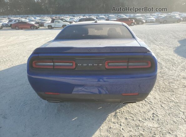 2C3CDZJGXKH566610 2019 DODGE CHALLENGER Синий Вид сзади