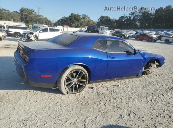 2C3CDZJGXKH566610 2019 DODGE CHALLENGER Синий Задняя правая четверть