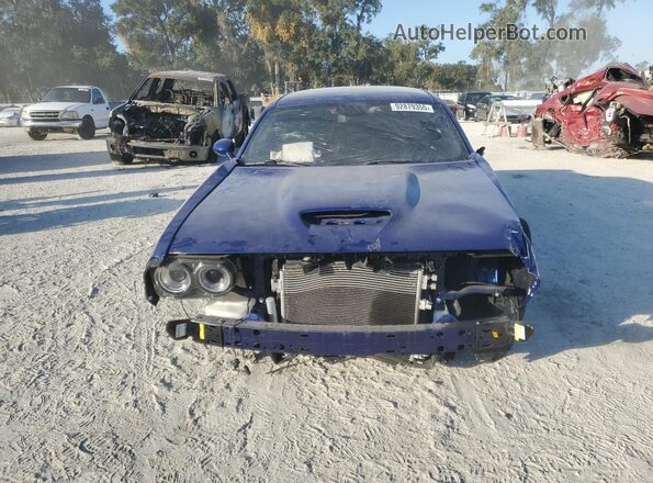 2C3CDZJGXKH566610 2019 DODGE CHALLENGER Синий Вид спереди
