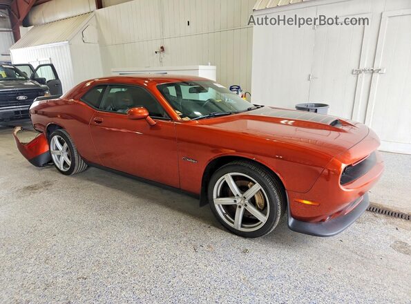 2C3CDZKG8MH587344 2021 DODGE CHALLENGER Orange Передня права чверть