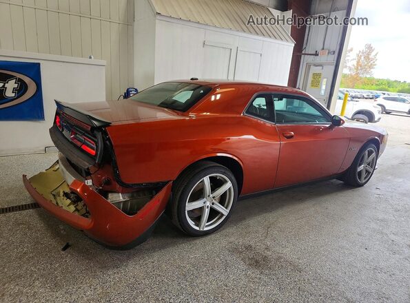 2C3CDZKG8MH587344 2021 DODGE CHALLENGER Orange Задня права чверть