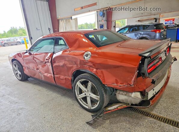 2C3CDZKG8MH587344 2021 DODGE CHALLENGER Orange Задня ліва чверть