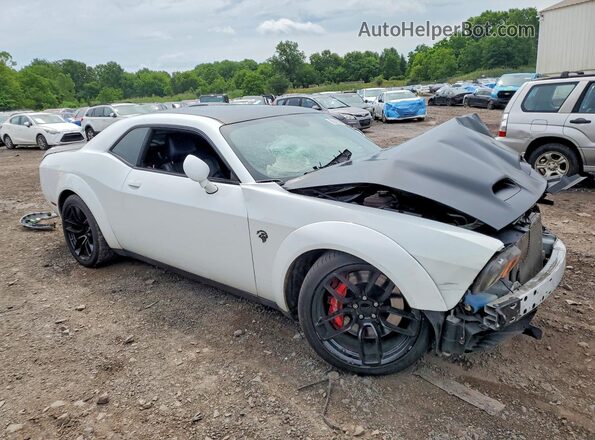 2C3CDZL98KH503133 2019 DODGE CHALLENGER Белый Передняя правая четверть