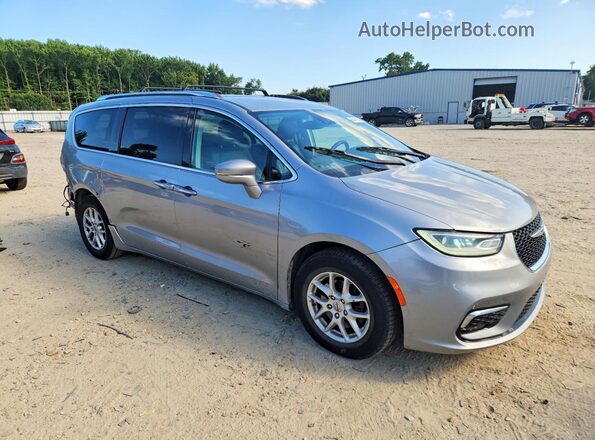2C4RC1BG0MR528762 2021 CHRYSLER PACIFICA Серебряный Передняя правая четверть