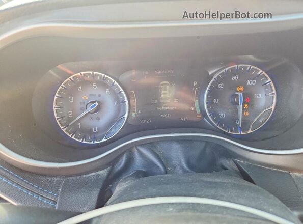 2C4RC1BG0MR528762 2021 CHRYSLER PACIFICA Серебряный Вид щитка приборов