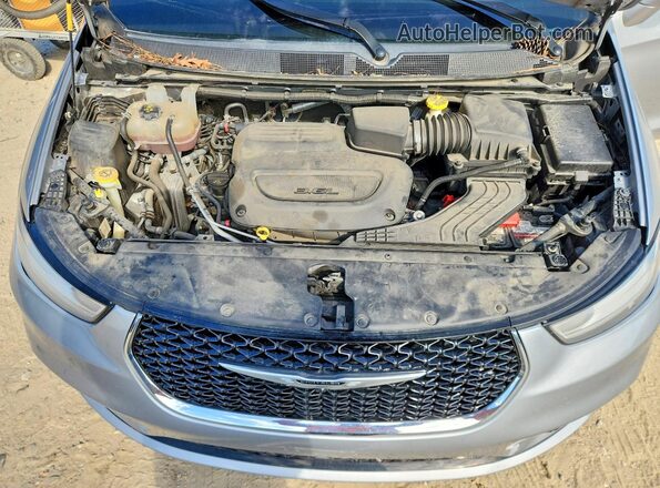2C4RC1BG0MR528762 2021 CHRYSLER PACIFICA Серебряный Вид подкапотного пространства