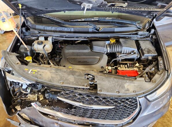 2C4RC1BG0NR118075 2022 CHRYSLER PACIFICA Серый Вид подкапотного пространства
