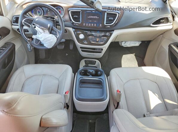 2C4RC1BG1JR157963 2018 CHRYSLER PACIFICA Gray Առջևի վահանակի տեսք