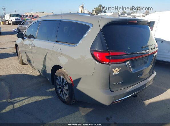 2C4RC1BG2MR515754 2021 CHRYSLER PACIFICA Gray Trasero izquierdo