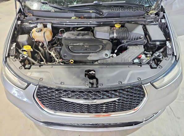 2C4RC1BG2MR531498 2021 CHRYSLER PACIFICA Silver Vista del compartimento del motor