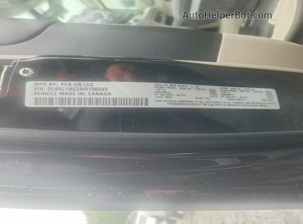 2C4RC1BG2RR136549 2024 CHRYSLER PACIFICA Gray VIN sticker view