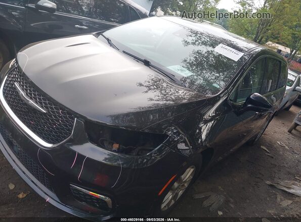 2C4RC1BG2RR149463 2024 CHRYSLER PACIFICA Black Առջևի ձախ երեք քառորդ տեսարան