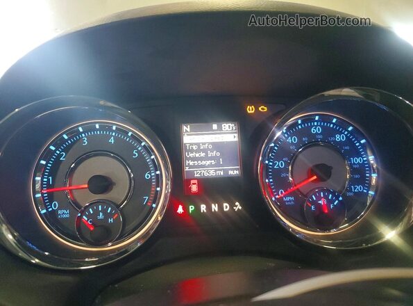 2C4RC1BG3GR175650 2016 CHRYSLER TOWN Серебряный Вид щитка приборов