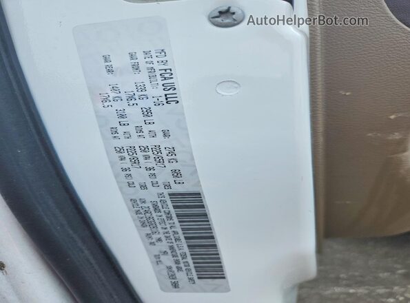 2C4RC1BG3GR281161 2016 CHRYSLER TOWN Белый Панорамный вид салона 360°
