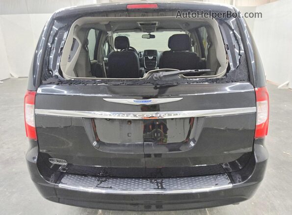 2C4RC1BG4GR112802 2016 CHRYSLER TOWN Черный Вид сзади