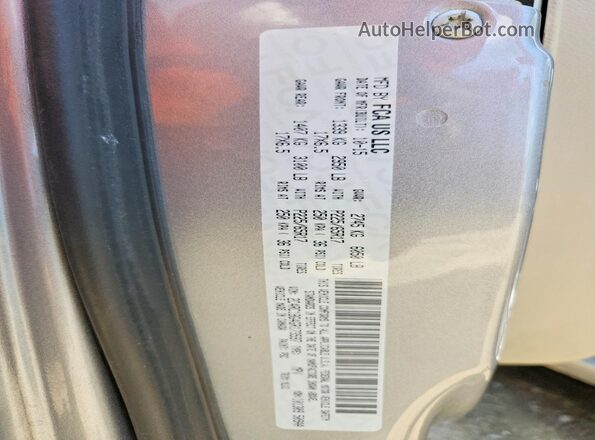 2C4RC1BG4GR173597 2016 CHRYSLER TOWN Silver Vista de la etiqueta del VIN