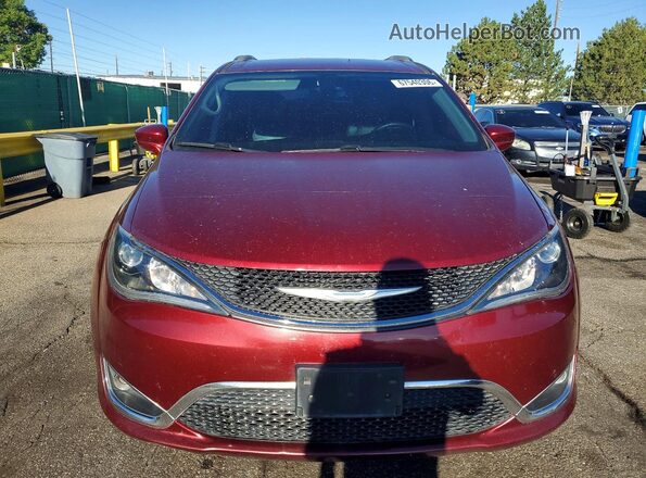 2C4RC1BG4JR107557 2018 CHRYSLER PACIFICA Burgundy Front view