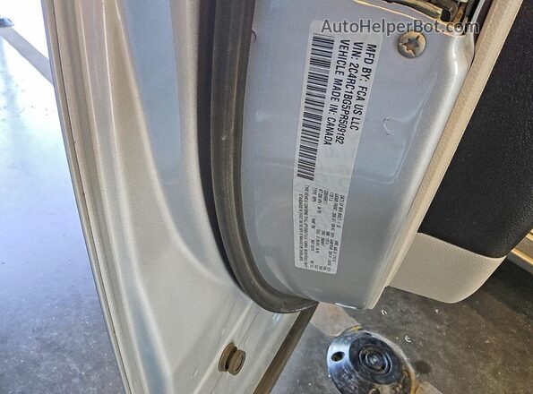 2C4RC1BG5PR509192 2023 CHRYSLER PACIFICA Серебряный Вид наклейки с VIN-кодом