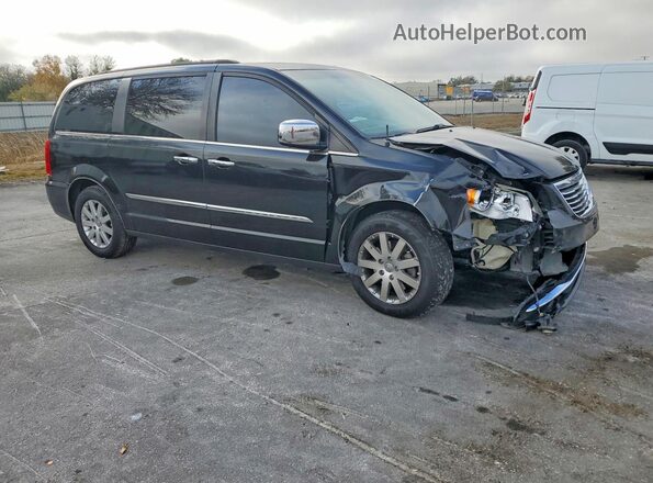 2C4RC1BG6GR213825 2016 CHRYSLER TOWN Black Առջևի աջ