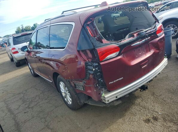 2C4RC1BG6JR110346 2018 CHRYSLER PACIFICA Maroon უკანა მარცხენა